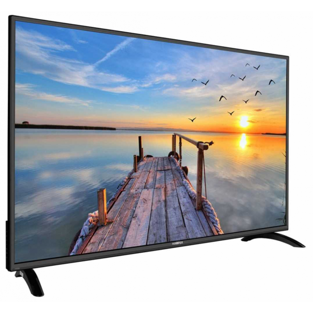 65" Телевизор Harper 65U660TS чёрный 3840x2160, Ultra HD, 50 Гц, Wi-Fi, Smart TV, Android TV