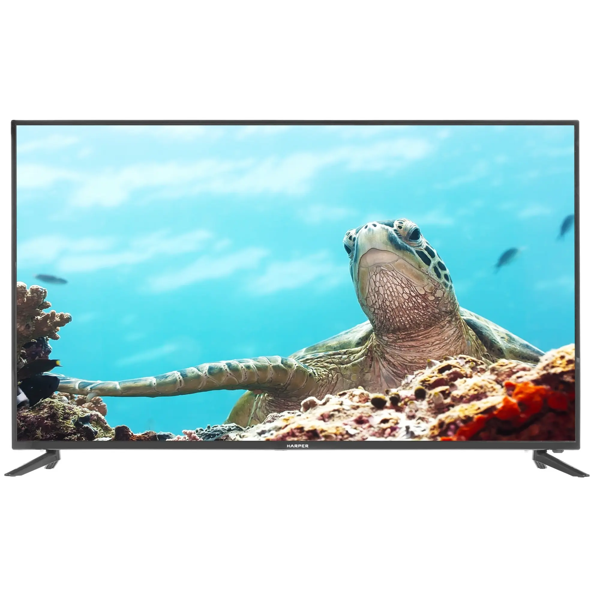 58" Телевизор Harper 58U750TS черный 3840x2160, Ultra HD, 50 Гц, WIFI, SMART TV