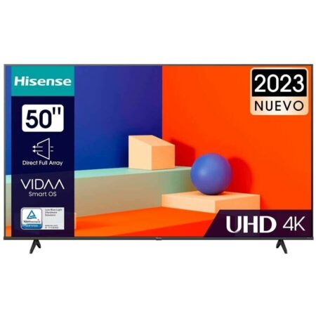 50" Телевизор Hisense 50A6K черный 3840x2160, 4K Ultra HD, 60 Гц, Wi-Fi, Smart TV, VIDAA