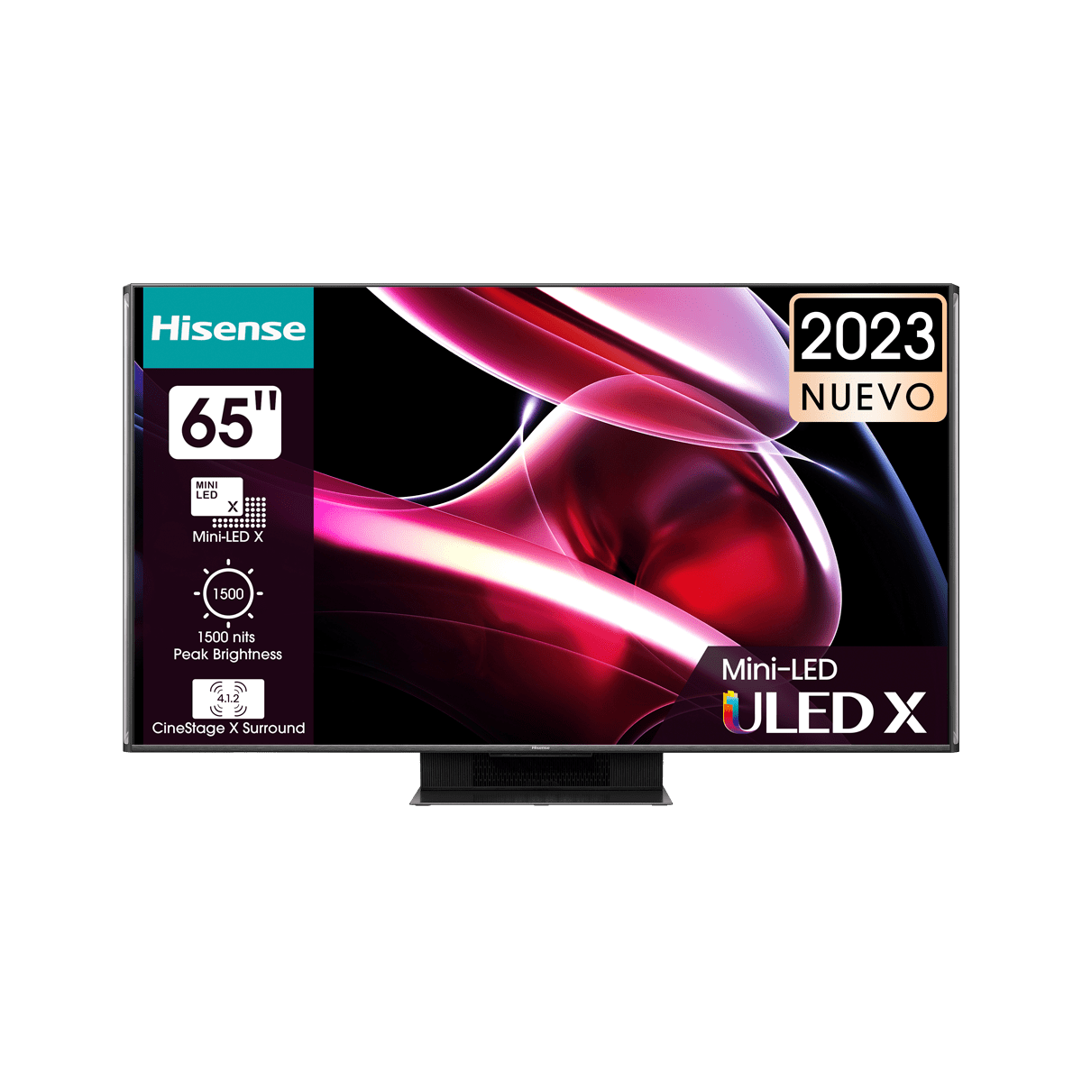 65" Телевизор Hisense 65UXKQ темно-серый 3840x2160, 4K Ultra HD, 120 Гц, Wi-Fi, Smart TV, VIDAA