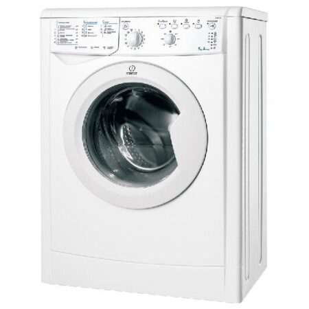 Стиральная машина Indesit IWSB 5105 белая, фронтальная, класс: A, макс. загрузка:5кг, 85х60х41.5см, 1000 об/мин, дисплей - нет