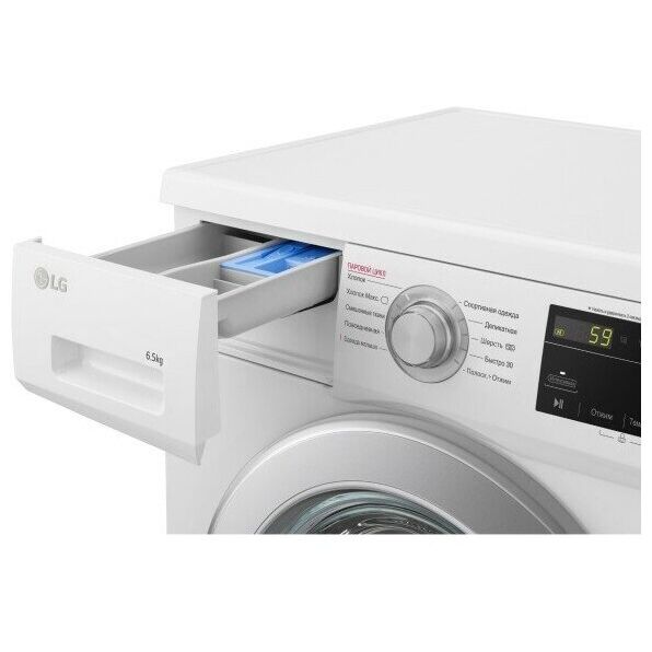 Стиральная машина LG F2J3WS1W кл.:A фронт. макс.:6.5кг белый