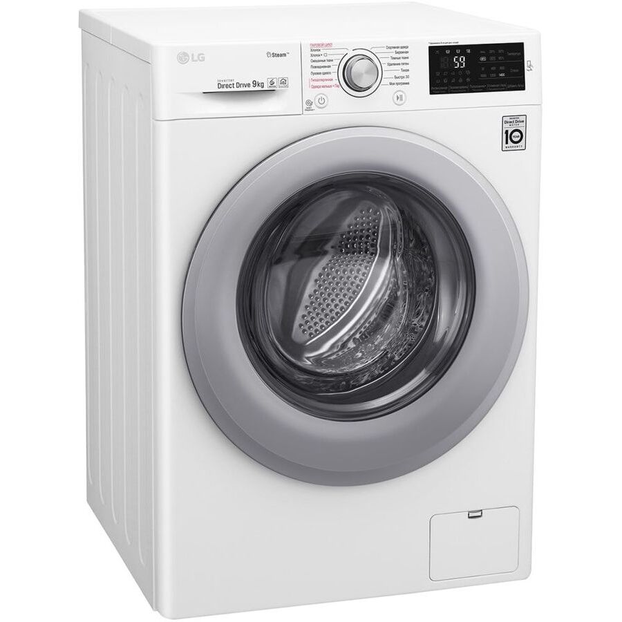 Стиральная машина LG F4M5VS4WP класс: A+++ загр.фронтальная макс.:9кг белый инвертер