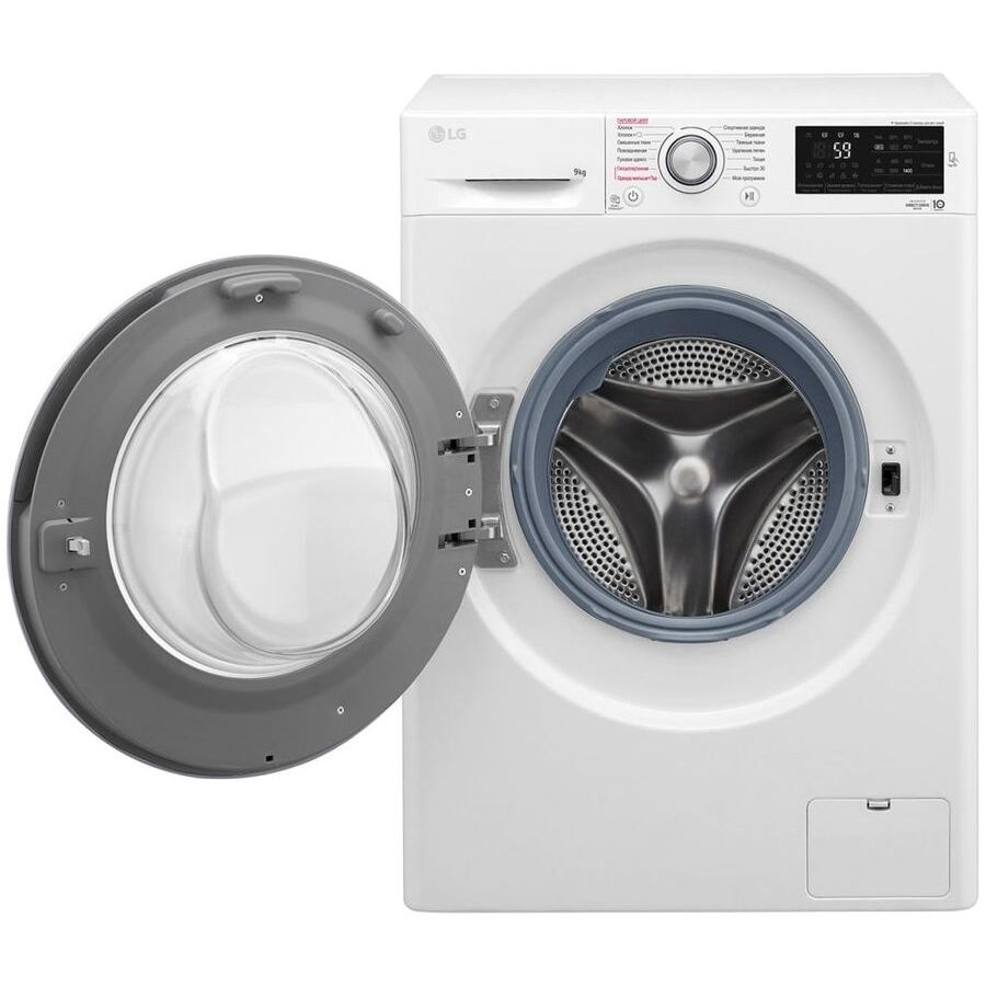 Стиральная машина LG F4M5VS4WP класс: A+++ загр.фронтальная макс.:9кг белый инвертер