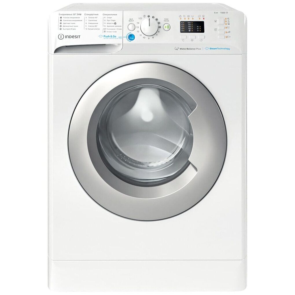 Стиральная машина Indesit BWSA 61051 WSV RU белый