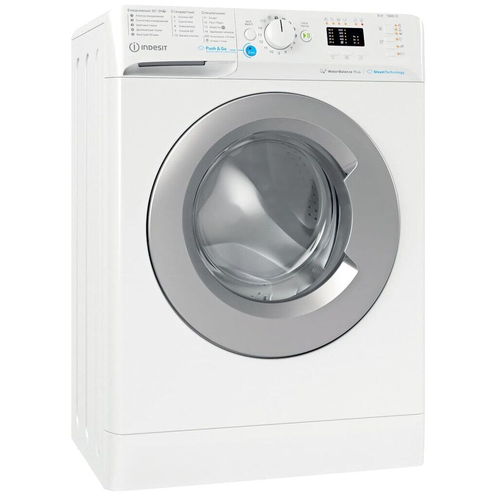 Стиральная машина Indesit BWSA 61051 WSV RU белый