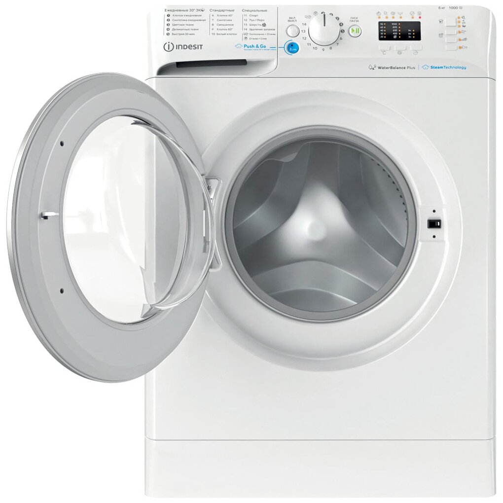 Стиральная машина Indesit BWSA 61051 WSV RU белый