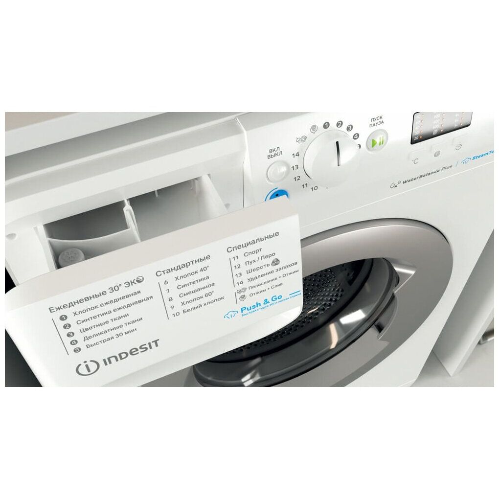 Стиральная машина Indesit BWSA 61051 WSV RU белый