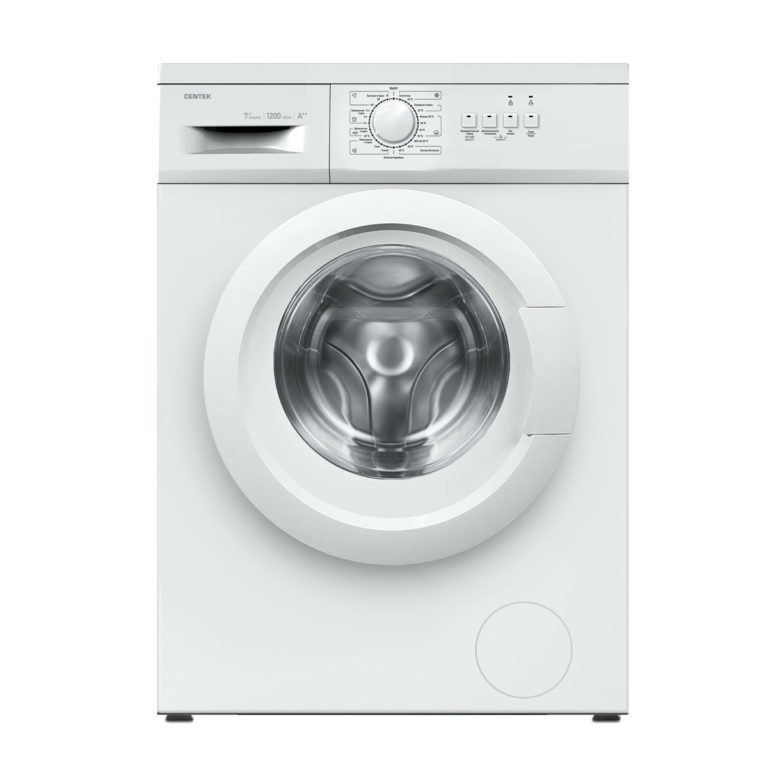 Стиральная машина Centek CT-1903 (белый) 1200 / 7кг / 40см / 23пр / Очистка барабана / A++