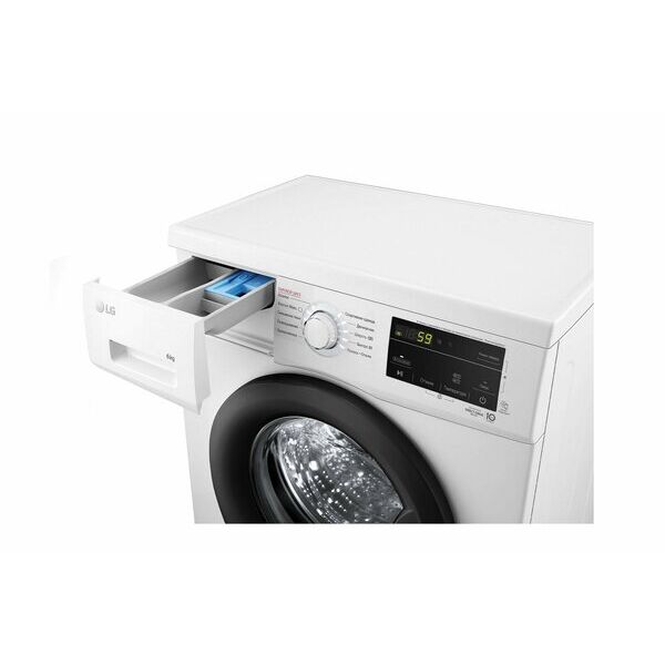 Стиральная машина LG F2J3NS8W кл.:A фронт. макс.:6кг белый