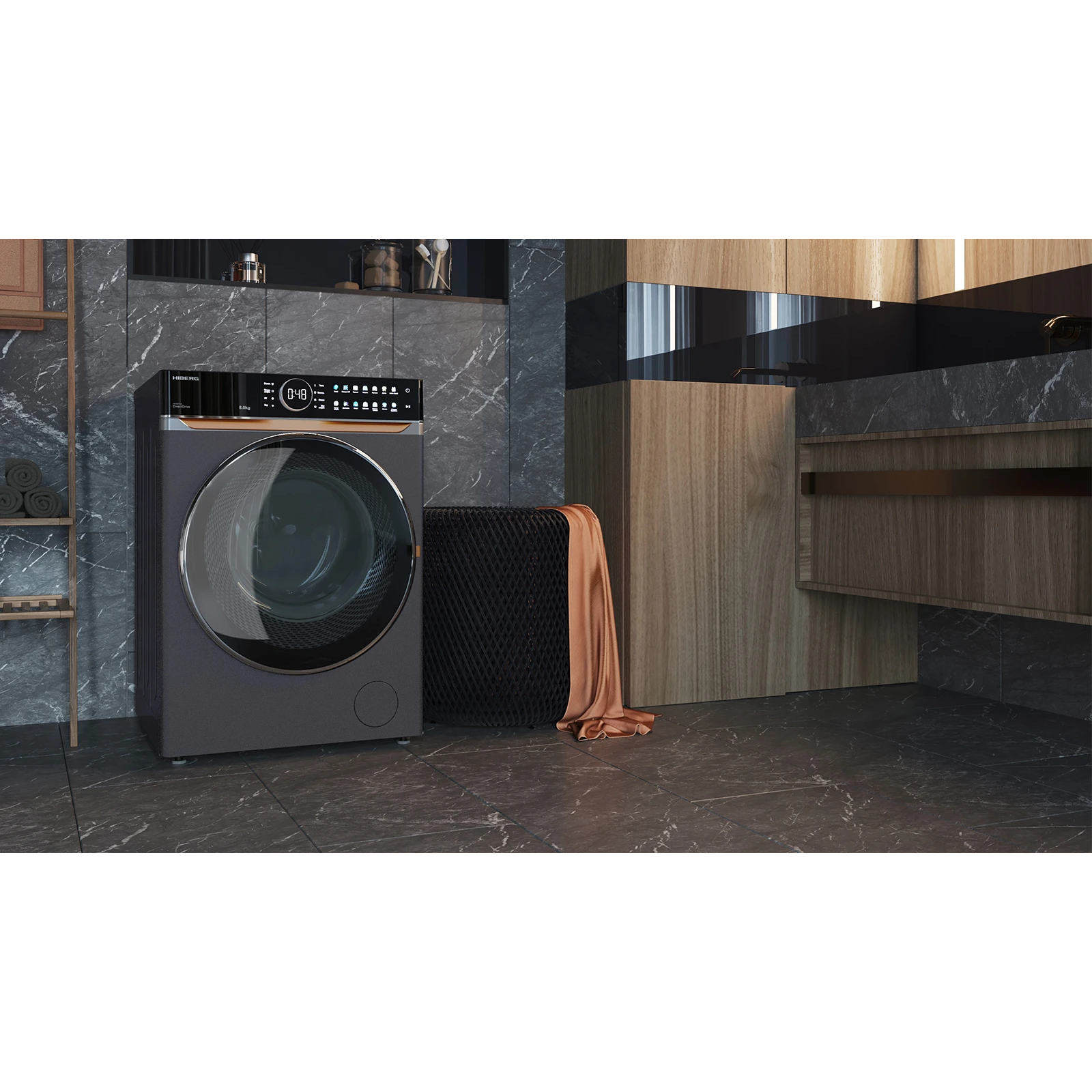 Стиральная машина c сушкой HIBERG i-DDQ10-10714 Sd