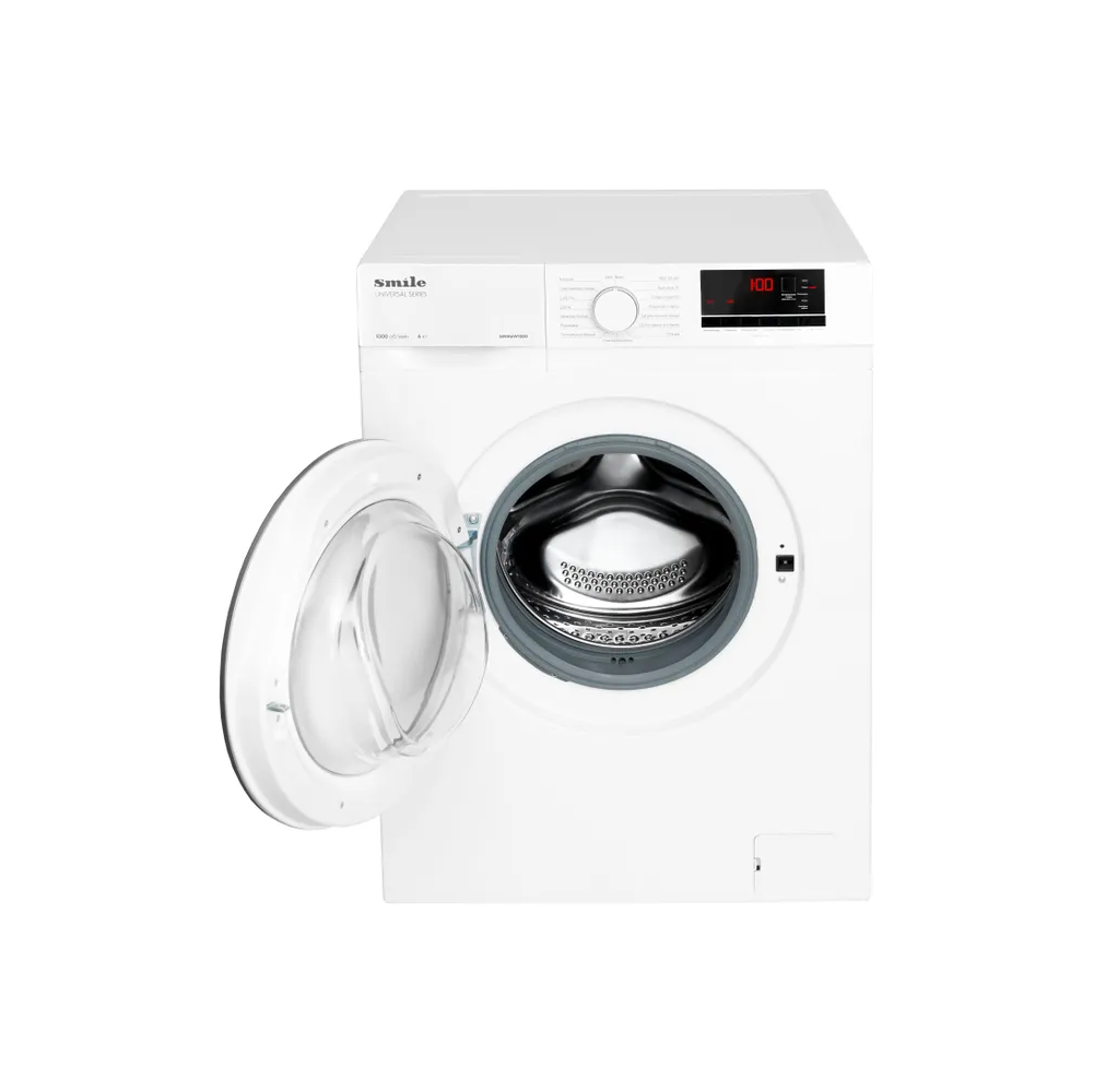 Стиральная машина SMILE SWM7W1000 белый/серебро