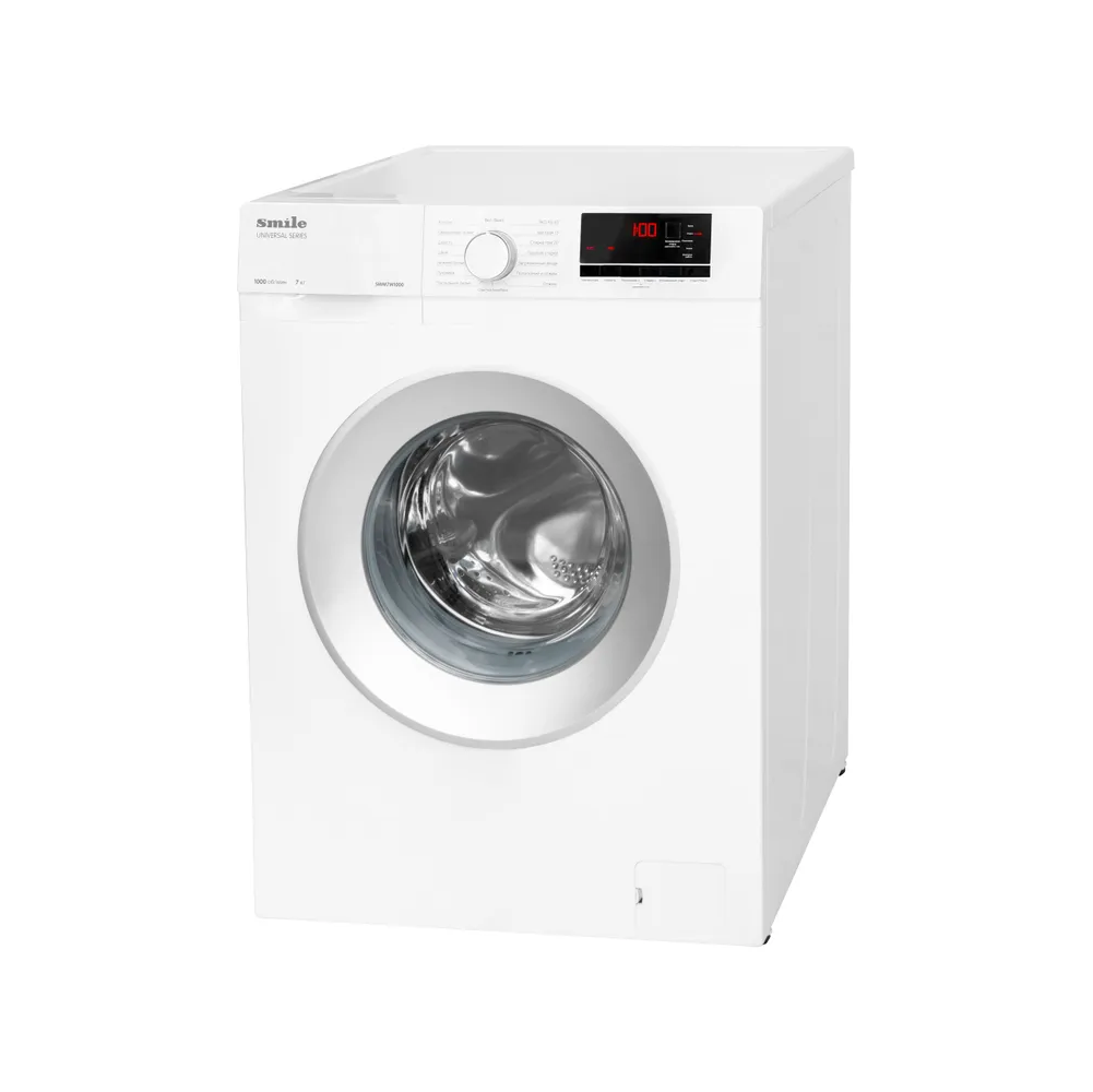Стиральная машина SMILE SWM7W1000 белый/серебро