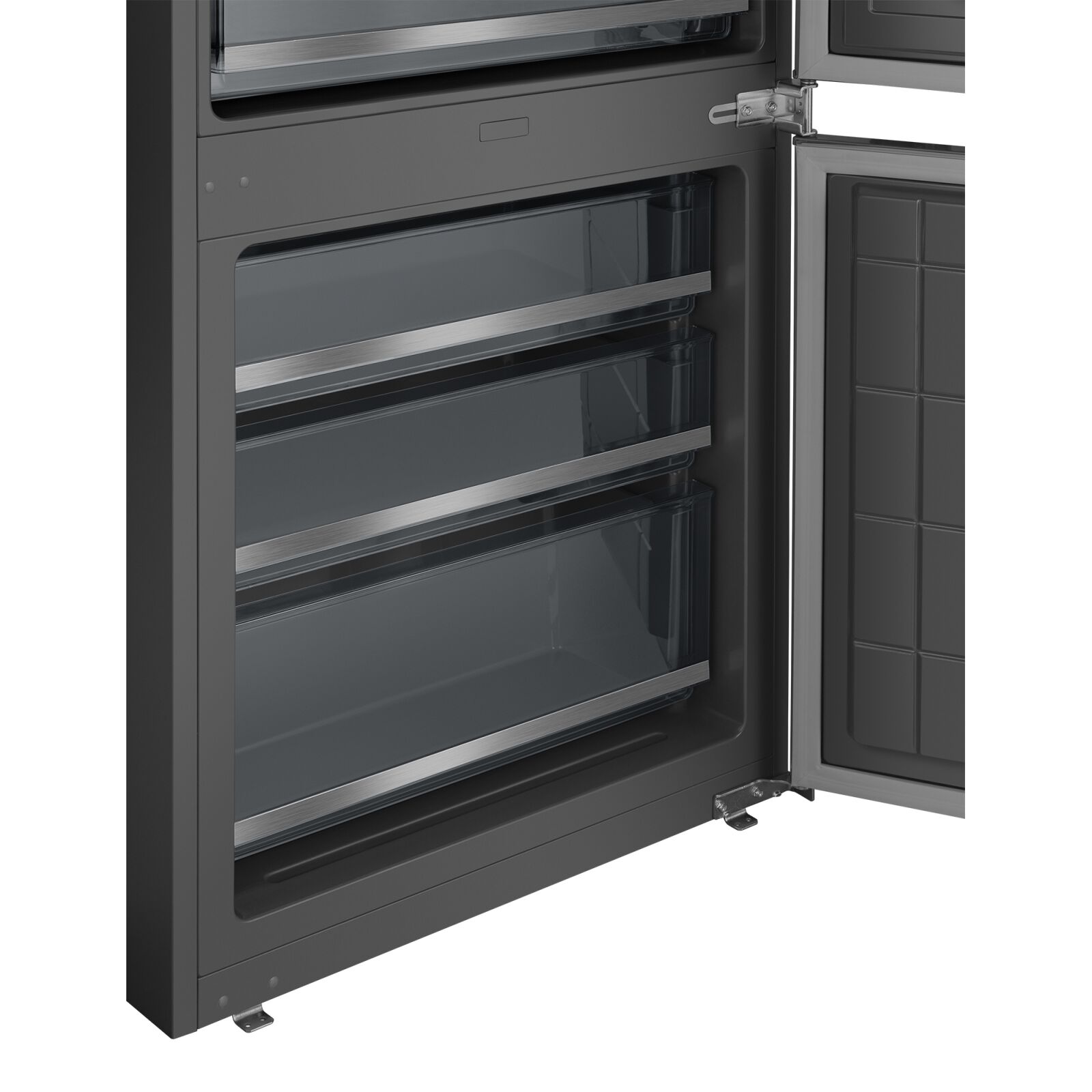 Встраиваемый холодильник Weissgauff WRKI 1970 Total NoFrost Inverter Premium EcoFresh Inox